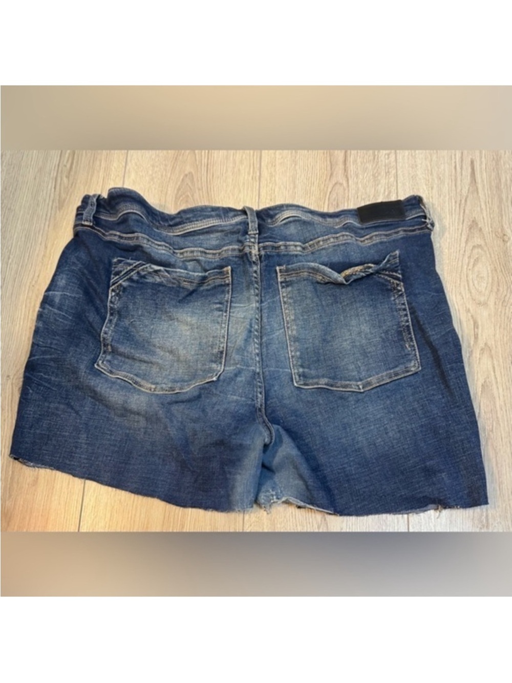 SIZE 36 buckle black fit no 93 cut off jean shorts